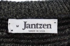 画像4: 80s USA製 Jantzen 総柄 ジャガード アクリルニット セーター M (4)