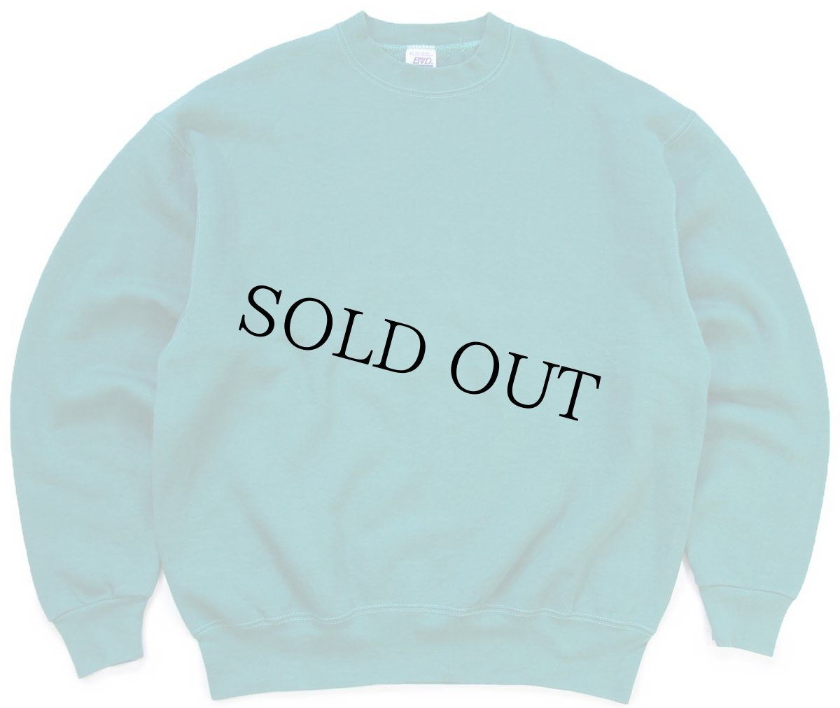 画像1: 90s USA製 BVD 無地 スウェット 緑 XL★ブランク (1)