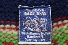 画像5: エクアドル製 TEJIDOS IMALAYA 丸ヨーク ノルディック柄 ウール ハンドニット ジップパーカー★カーディガン (5)