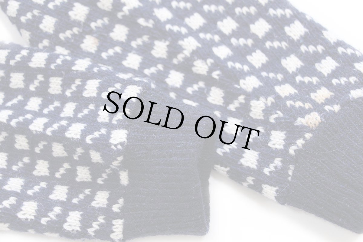 画像6: 80s ノルウェー製 NEPTUNE ノルウェージャン バーズアイ ウールニット セーター M (6)