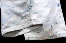 画像9: Dickiesディッキーズ SHERWIN-WILLIAMS ペンキ飛び ダブルニー コットン ペインターパンツ 生成り W34 L30 (9)