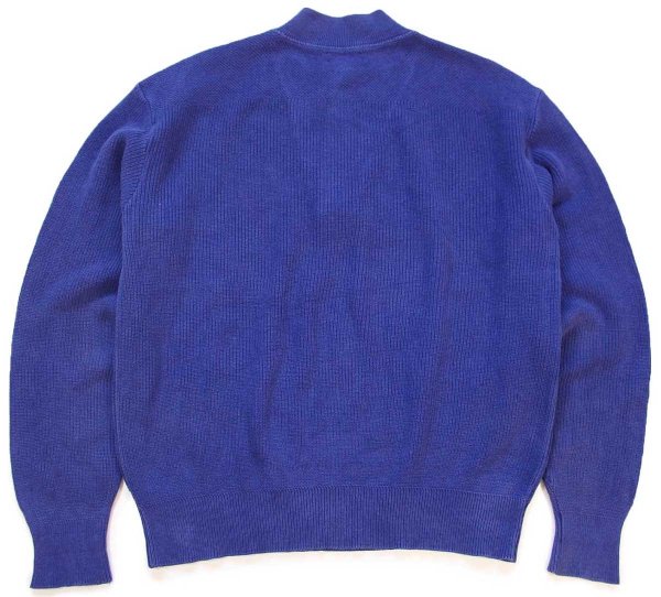 80s USA製 L.L.Bean 5ボタン ヘンリーネック コットンニット セーター