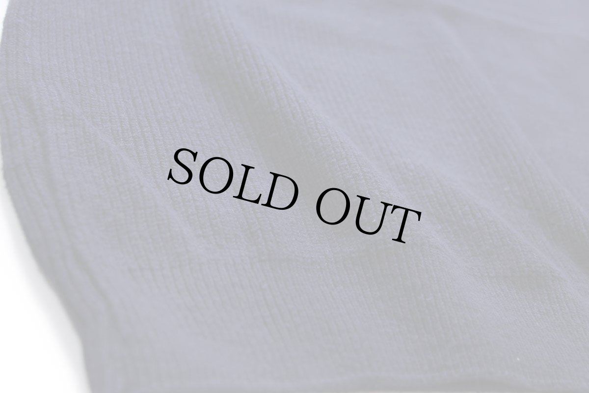 画像5: 90s USA製 EddieBauerエディーバウアー 無地 前V コットンニット セーター 紺 M (5)