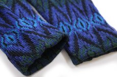 画像6: 70s Norvyk by Ren-Dale ノルディック柄 ノーカラー ボタニーウールニット カーディガン M (6)