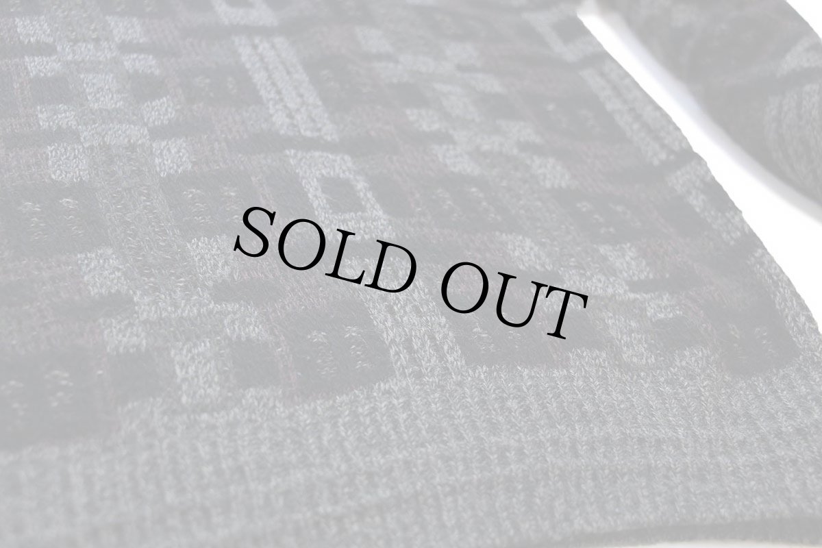 画像5: 80s USA製 Jantzen 総柄 ジャガード アクリルニット セーター M (5)