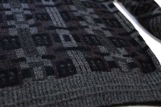 画像5: 80s USA製 Jantzen 総柄 ジャガード アクリルニット セーター M (5)