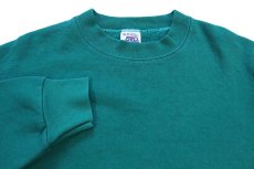 画像3: 90s USA製 BVD 無地 スウェット 緑 XL★ブランク (3)