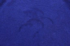 画像6: 80s USA製 L.L.Bean 5ボタン ヘンリーネック コットンニット セーター 青 L (6)