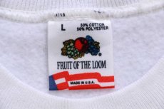 画像5: 80s USA製 SUPER BOWL XXII NFL REDSKINS BRONCOS アメフト スウェット 白 L (5)