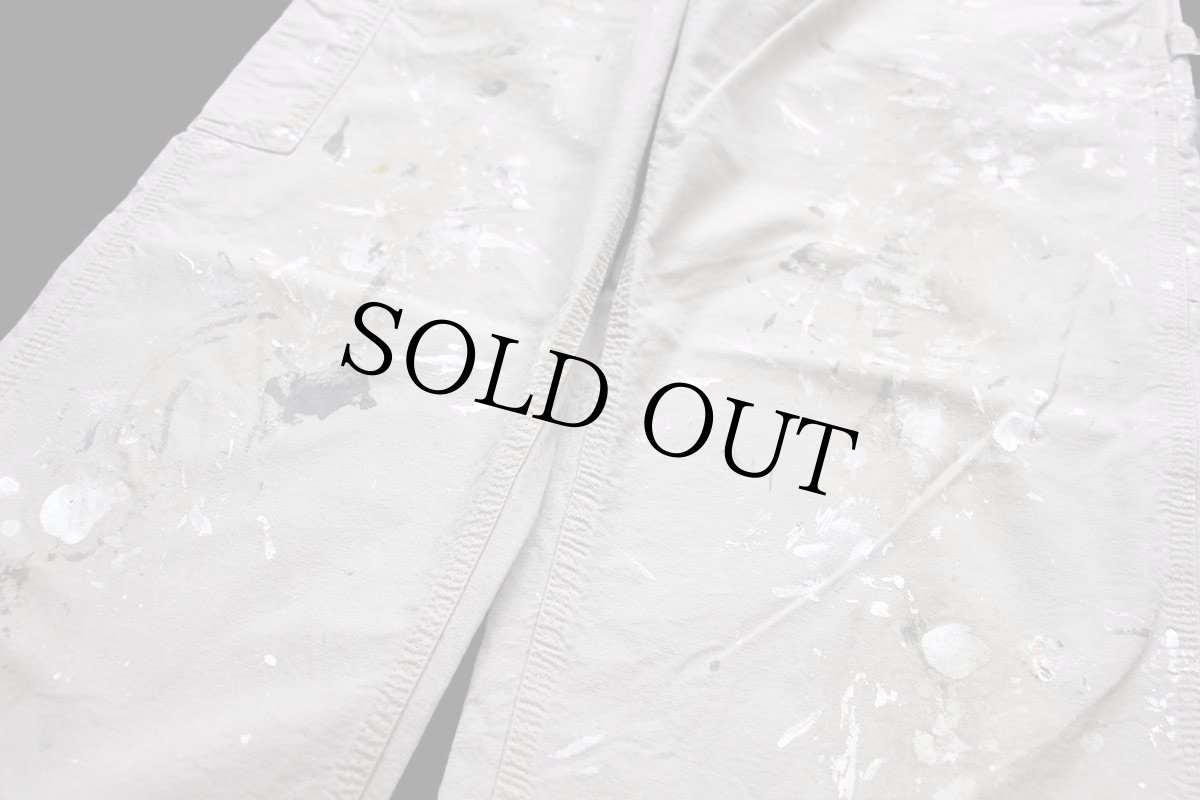 画像7: 10 メキシコ製 carharttカーハート ペンキ飛び ライトダック地 ペインターパンツ タン W36 L32 (7)