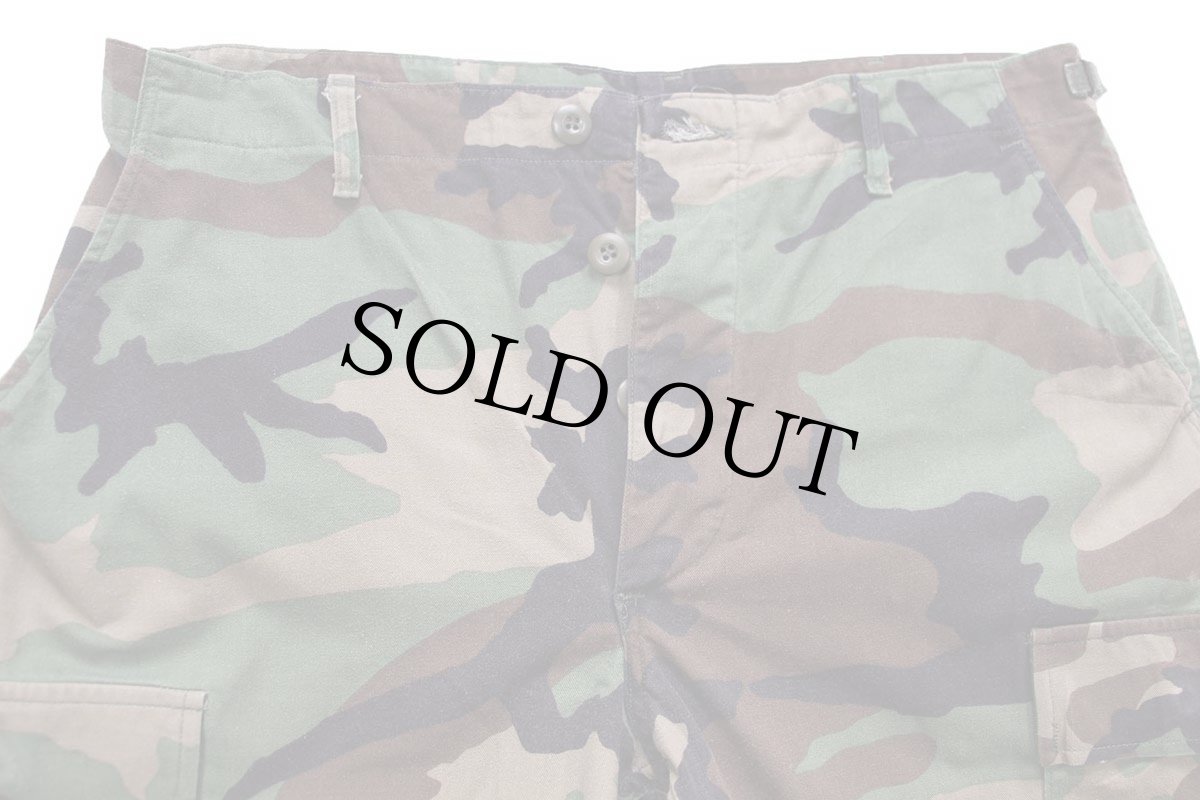 画像4: 00s 米軍 U.S.ARMY ウッドランドカモ BDU カーゴパンツ M-R★04 (4)