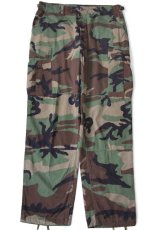 画像2: 00s 米軍 U.S.ARMY ウッドランドカモ BDU カーゴパンツ M-R★04 (2)
