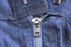 画像7: 70s Dickiesディッキーズ フレア ポップサック パンツ ネイビーグレー W28 (7)