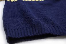 画像6: 70s JCPenney ノルディック柄 モックネック アクリルニット セーター Boys M (6)