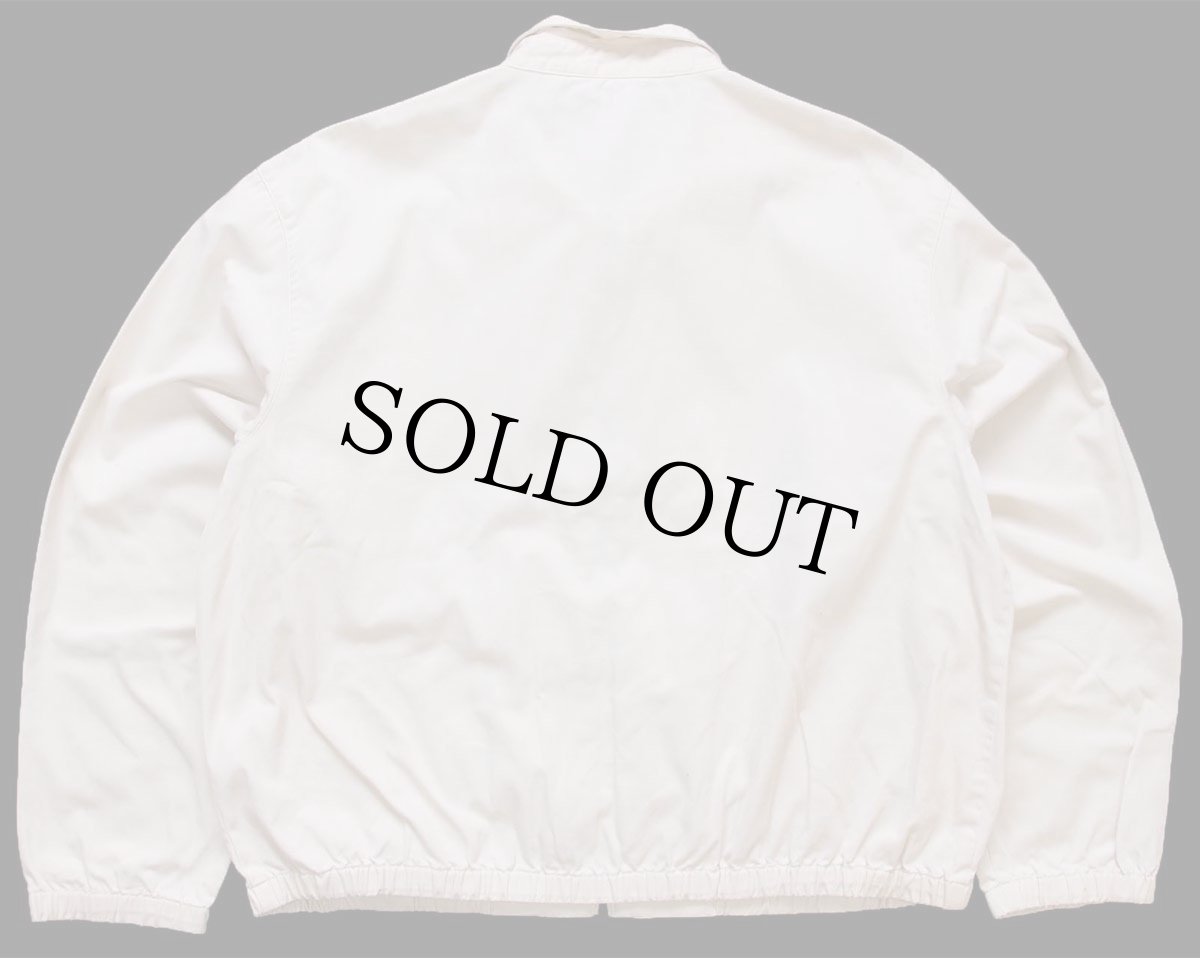 画像2: 80s USA製 ポロ ラルフローレン ワンポイント チンスト付き コットンジャケット アイボリー XL (2)