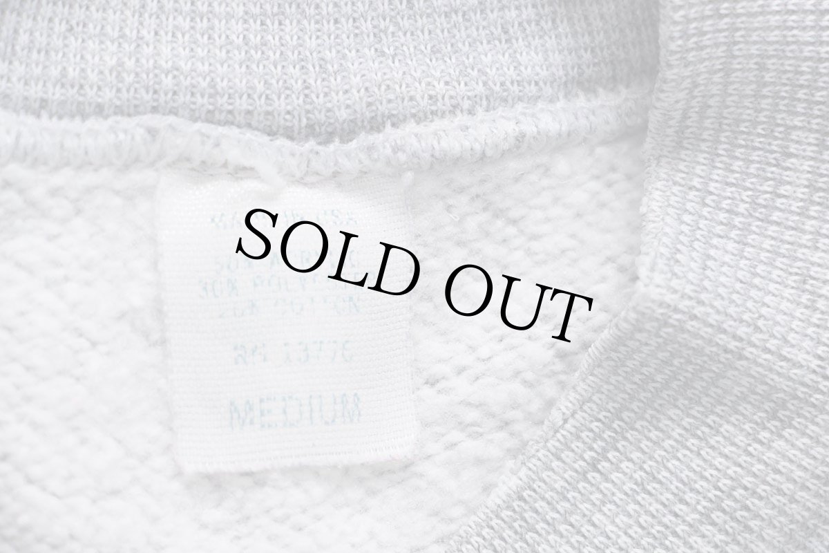 画像4: 80s USA製 無地 スウェット 杢グレー M★ブランク (4)