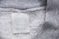 画像4: 80s USA製 無地 スウェット 杢グレー M★ブランク (4)