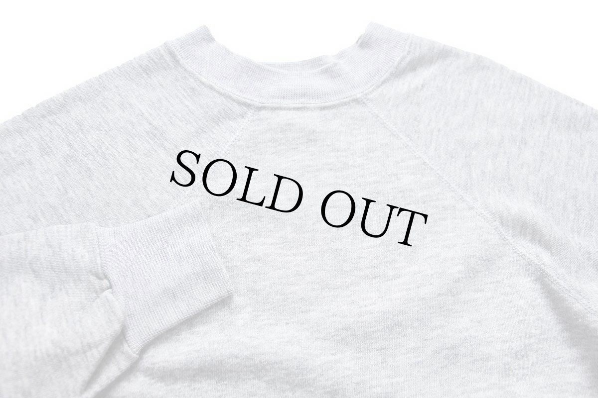 画像3: 80s USA製 無地 スウェット 杢グレー M★ブランク (3)