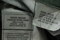 画像6: 00s 米軍 U.S.ARMY ウッドランドカモ BDU カーゴパンツ M-R★04 (6)