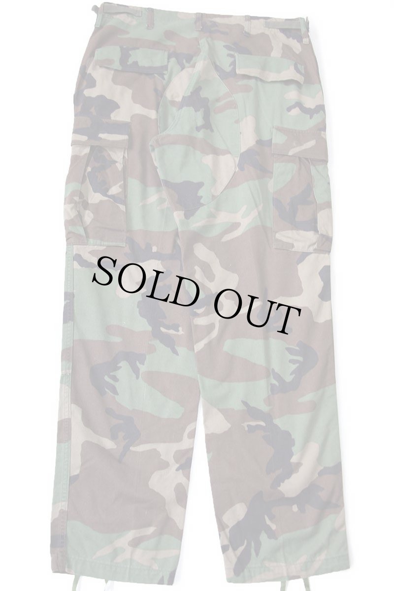 画像3: 00s 米軍 U.S.ARMY ウッドランドカモ BDU カーゴパンツ M-R★04 (3)