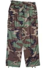 画像3: 00s 米軍 U.S.ARMY ウッドランドカモ BDU カーゴパンツ M-R★04 (3)