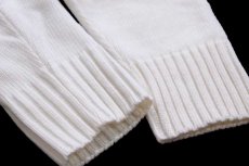 画像6: USA製 FlynnO'Hara アクリルニット レタードカーディガン ホワイト S (6)