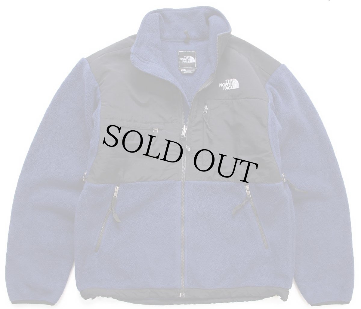 画像1: THE NORTH FACEノースフェイス デナリ POLARTEC ライナー フリースジャケット 紺×黒 S (1)