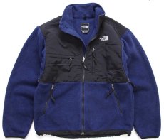 画像1: THE NORTH FACEノースフェイス デナリ POLARTEC ライナー フリースジャケット 紺×黒 S (1)