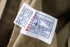 画像6: 90s USA製 b.o.g. ベイカータイプ ワークパンツ カーキ W27 (6)