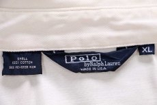 画像4: 80s USA製 ポロ ラルフローレン ワンポイント チンスト付き コットンジャケット アイボリー XL (4)