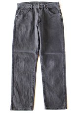 画像2: 90s USA製 Wranglerラングラー ブラック デニムパンツ フェード W34 L30★SDP4367 (2)