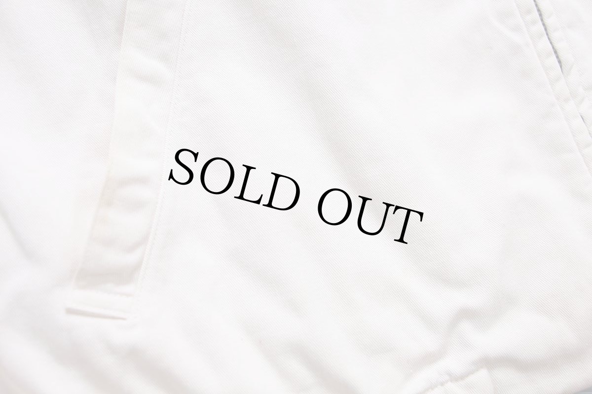 画像6: 80s USA製 ポロ ラルフローレン ワンポイント チンスト付き コットンジャケット アイボリー XL (6)