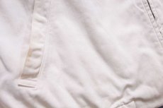 画像6: 80s USA製 ポロ ラルフローレン ワンポイント チンスト付き コットンジャケット アイボリー XL (6)