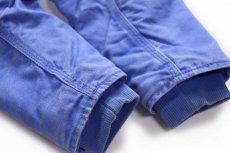 画像7: carharttカーハート キルティングライナー ダック地 ジャケット パーカー 薄青 キッズM (7)