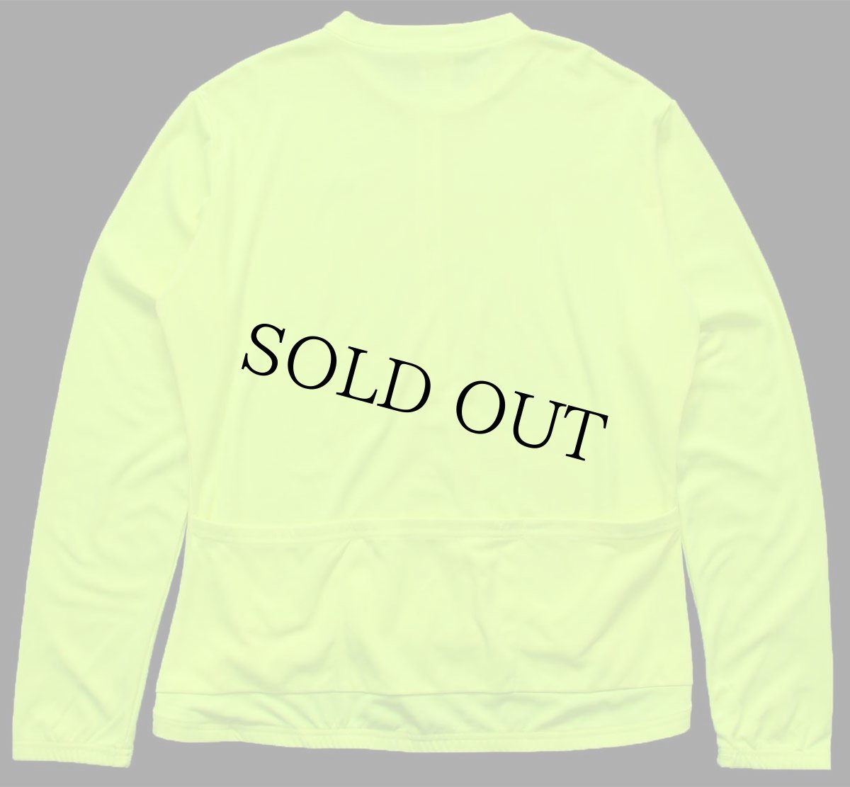 画像2: 90s USA製 L.L.Bean 筆記体ロゴ刺繍 ハーフジップ プルオーバー サイクルジャージ 蛍光イエロー L (2)