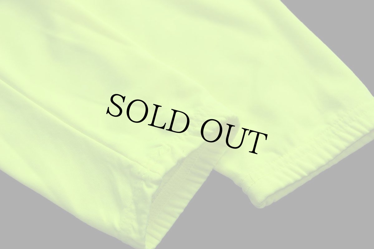 画像6: 90s USA製 L.L.Bean 筆記体ロゴ刺繍 ハーフジップ プルオーバー サイクルジャージ 蛍光イエロー L (6)