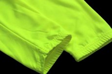 画像6: 90s USA製 L.L.Bean 筆記体ロゴ刺繍 ハーフジップ プルオーバー サイクルジャージ 蛍光イエロー L (6)