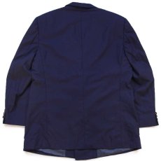 画像2: 80s USA製 Burberrys PRORSUM バーバリー SAKS FIFTH AVENUE ダブルブレスト SUPER 100'S ウール テーラードジャケット 紺ブレ★ブレザー (2)