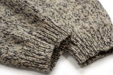 画像6: 90s EddieBauerエディーバウアー LEGENDS 雪柄 ノルディック柄 ローゲージ ウールニット セーター L (6)