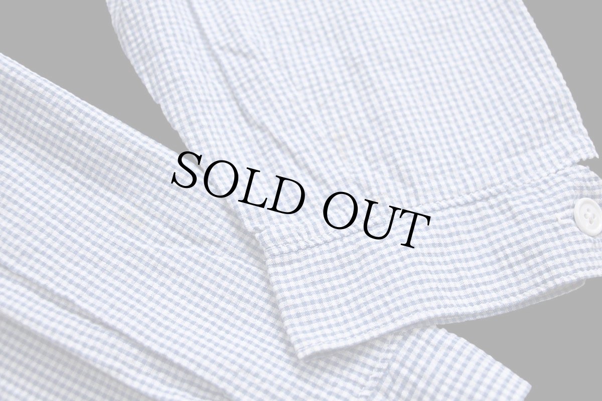 画像6: 90s USA製 ポロ ラルフローレン G9タイプ ギンガムチェック コットン シアサッカー ハリントンジャケット XL (6)