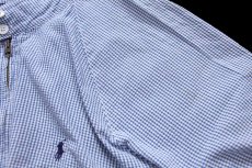 画像5: 90s USA製 ポロ ラルフローレン G9タイプ ギンガムチェック コットン シアサッカー ハリントンジャケット XL (5)