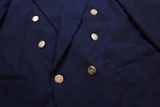 画像7: 80s USA製 Burberrys PRORSUM バーバリー SAKS FIFTH AVENUE ダブルブレスト SUPER 100'S ウール テーラードジャケット 紺ブレ★ブレザー (7)