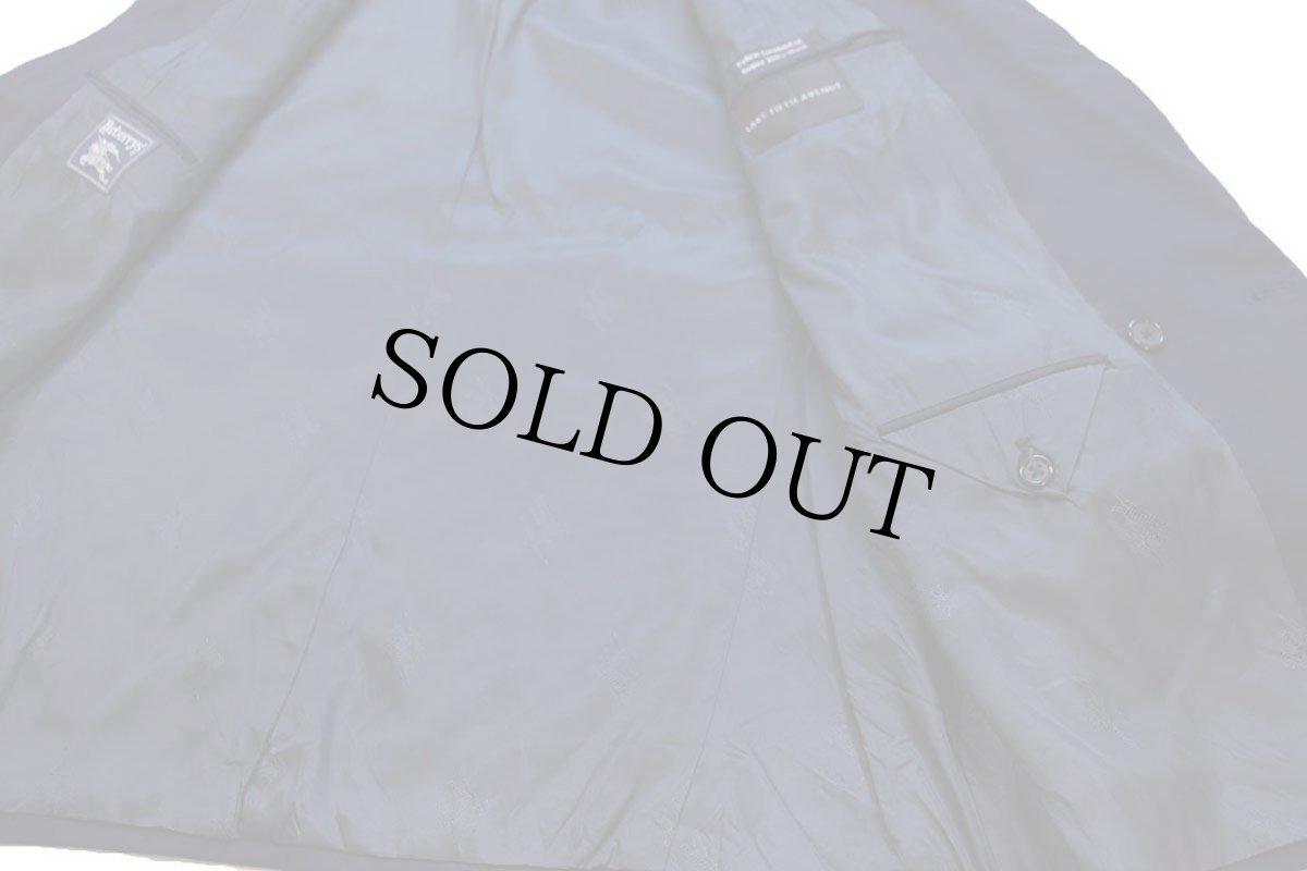 画像6: 80s USA製 Burberrys PRORSUM バーバリー SAKS FIFTH AVENUE ダブルブレスト SUPER 100'S ウール テーラードジャケット 紺ブレ★ブレザー (6)