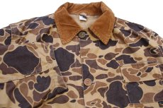 画像3: 70s Duxbak ダックハンターカモ ダック地 ハンティングジャケット カスタム L (3)