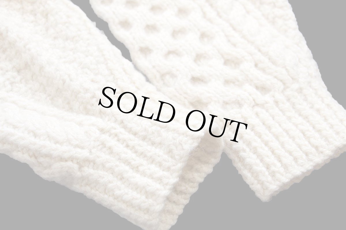 画像6: アイルランド製 Tara fashions ケーブル編み アイリッシュ バイニン ウールニット セーター ナチュラル★フィッシャーマン (6)