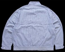 画像2: 90s USA製 ポロ ラルフローレン G9タイプ ギンガムチェック コットン シアサッカー ハリントンジャケット XL (2)