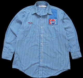 60s Van Ginkel's PEPSI ペプシ コーラ パッチ付き チェーン刺繍