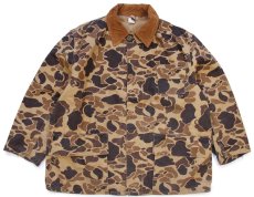 画像1: 70s Duxbak ダックハンターカモ ダック地 ハンティングジャケット カスタム L (1)