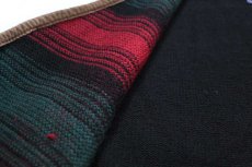 画像5: 90s TOMMY HILFIGERトミーヒルフィガー パチポケ タータンチェック 切り替え ウール×コットンニット ベスト L (5)