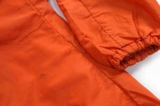画像8: 70s USA製 RUSSELLラッセル GALION BOOSTER タイガー パチポケ ナイロン コーチジャケット オレンジ XL (8)